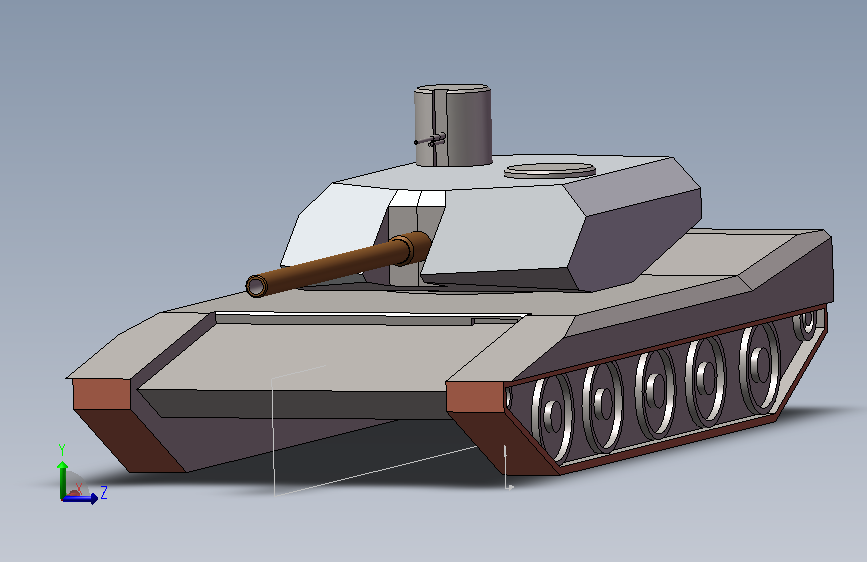 简易模型坦克