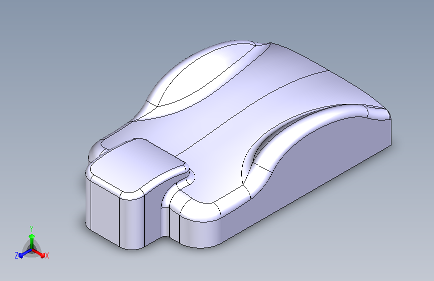 汽车座椅后背模型
