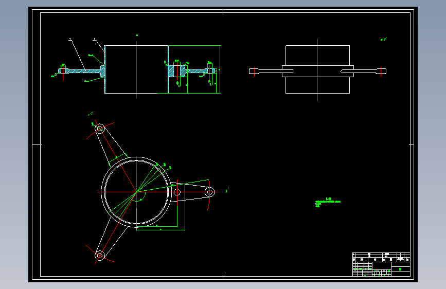 捻揉机设计CAD图纸+说明书