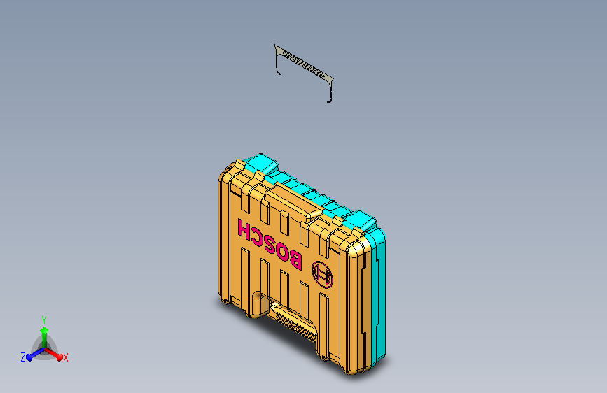 博世吹塑盒 曲线锯收纳箱