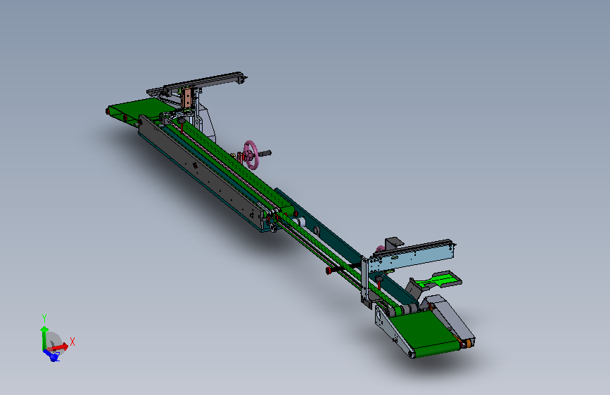 C5_双侧可折叠皮带输送线设计 XT