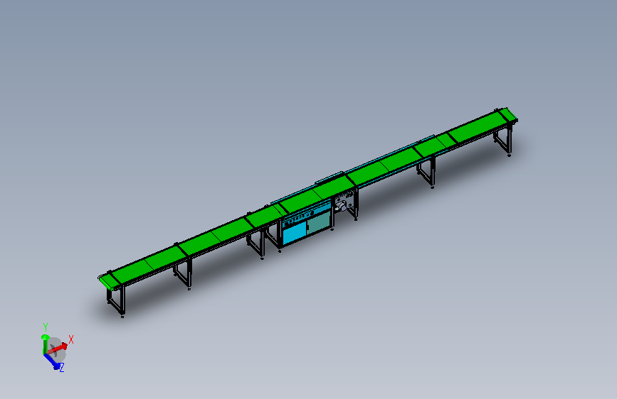 C18_皮带倍速输送线设计 XT