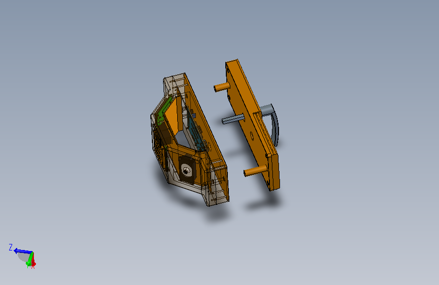 智能门锁三维 CAD装配图 零件图 1781559==wb110