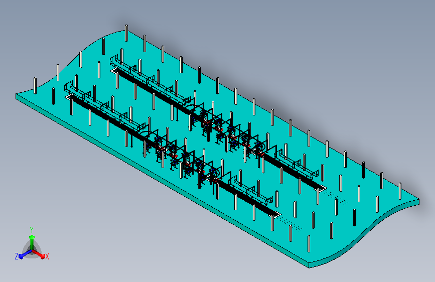 电动车悬挂链输送线