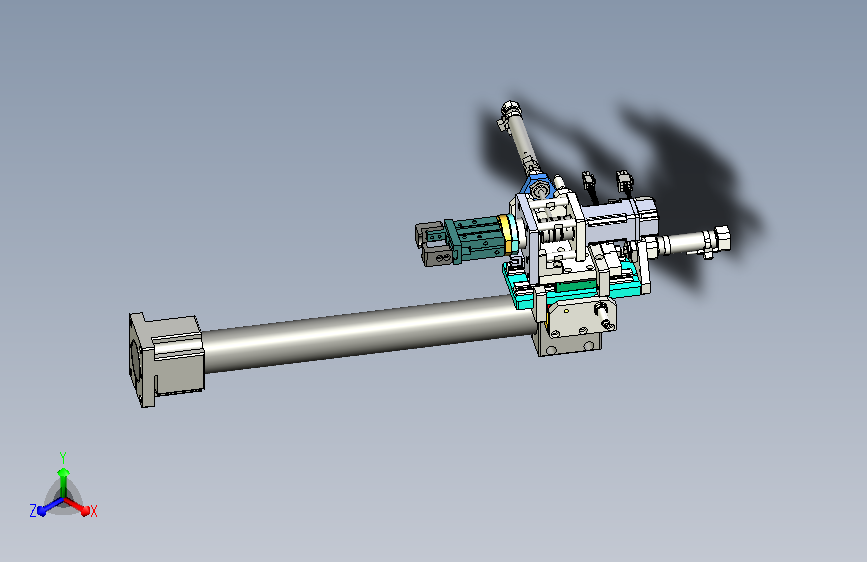 电机气缸夹取旋转搬运组件