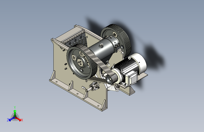 颚式破碎机 PEV600X900总装(75kw)