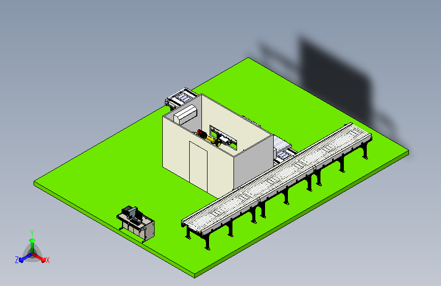 钢厂棒料端面激光打标站