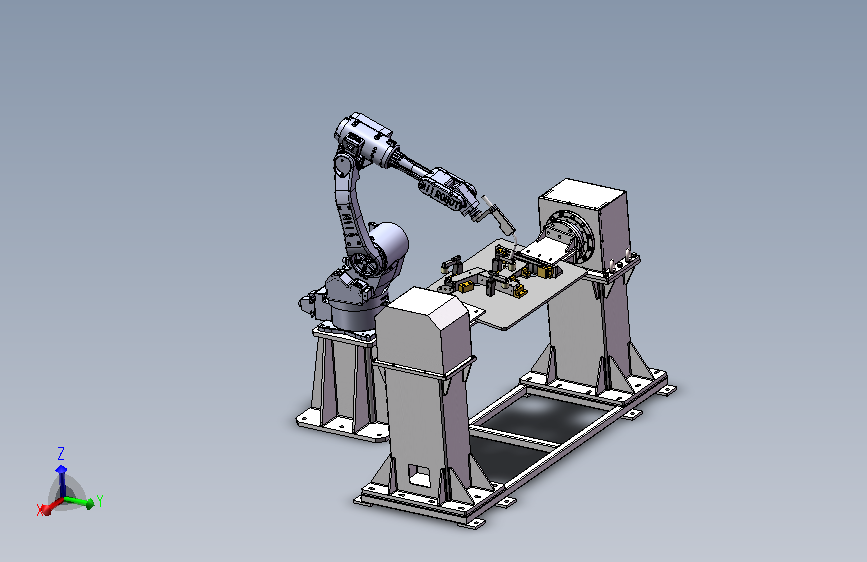 变位机扶手焊接工位机