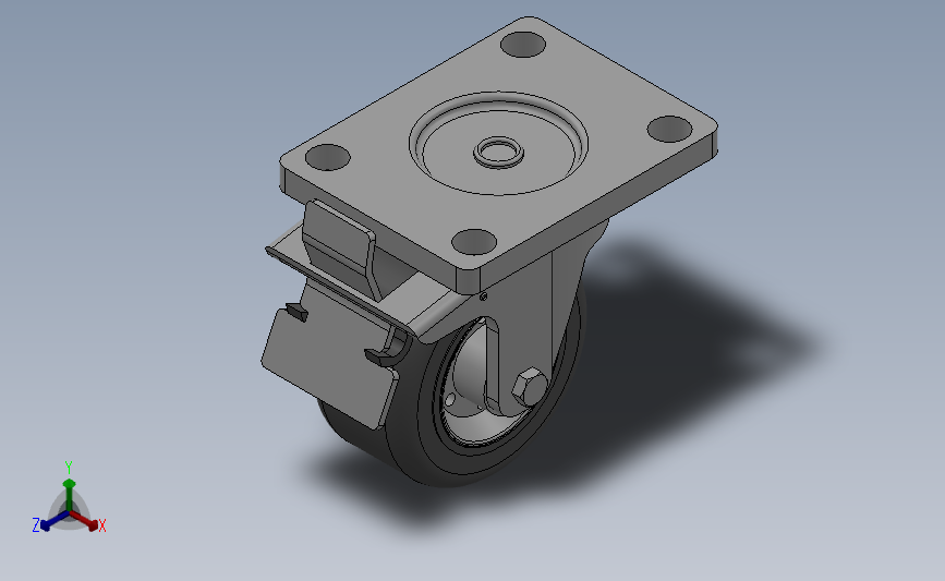 Z02-01B-080-344B欧式工业轮[Z02-01B-080-344B]脚轮