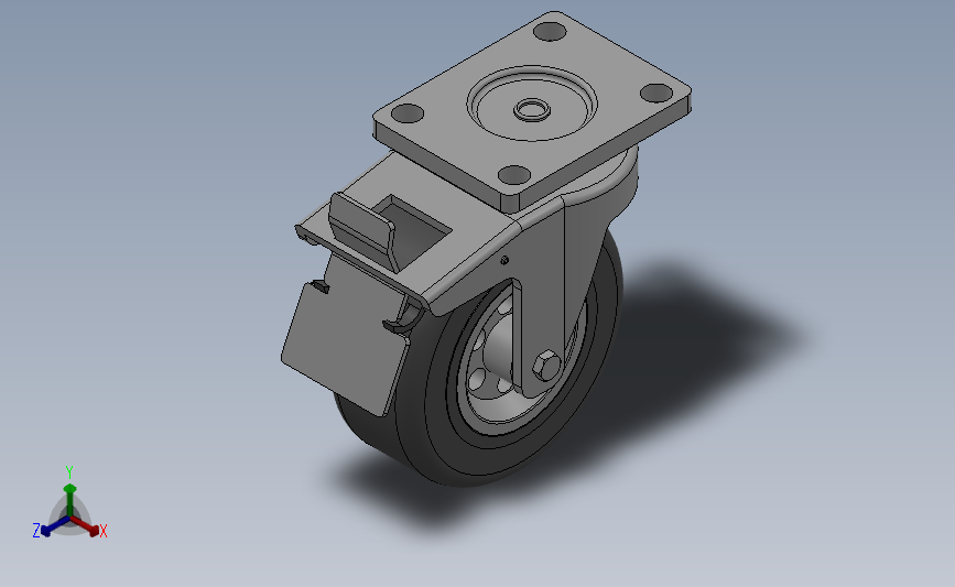 Z02-01B-080-344B欧式工业轮[Z02-01B-125-344B]。脚轮