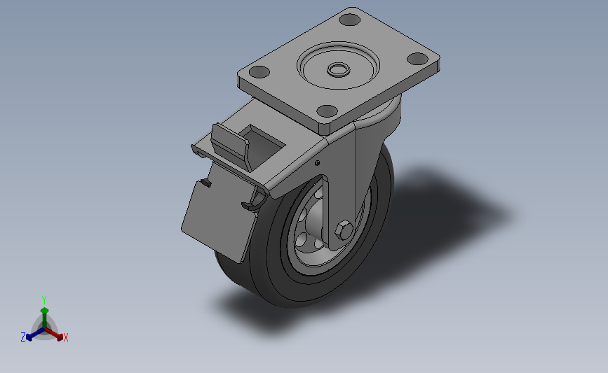 Z02-01B-080-344B欧式工业轮[Z02-01B-125-344B]脚轮