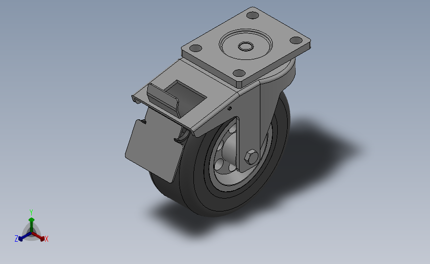 Z02-01B-080-344B欧式工业轮[Z02-01B-200-344B]脚轮