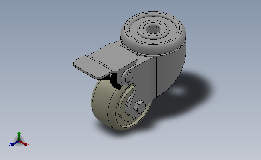Z08-07B-050-102W中轻型轮[Z08-07B-050-102W]脚轮
