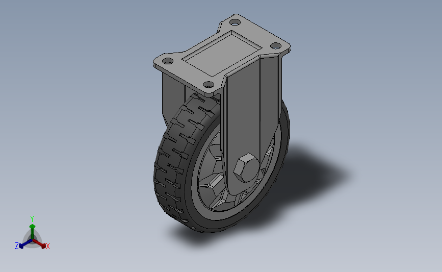Z11-02-100-421G中型轮[Z11-02-125-421G]脚轮