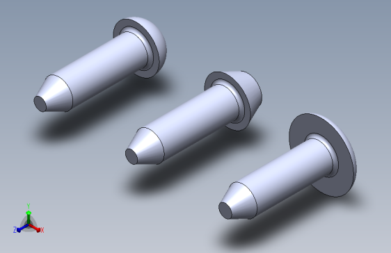 连接紧固设计库-三款铆钉