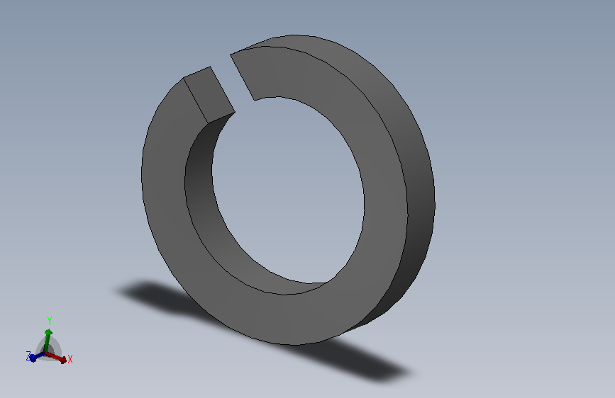 标准型弹性垫圈(零件)6×3．2[GB／T 93-1987]