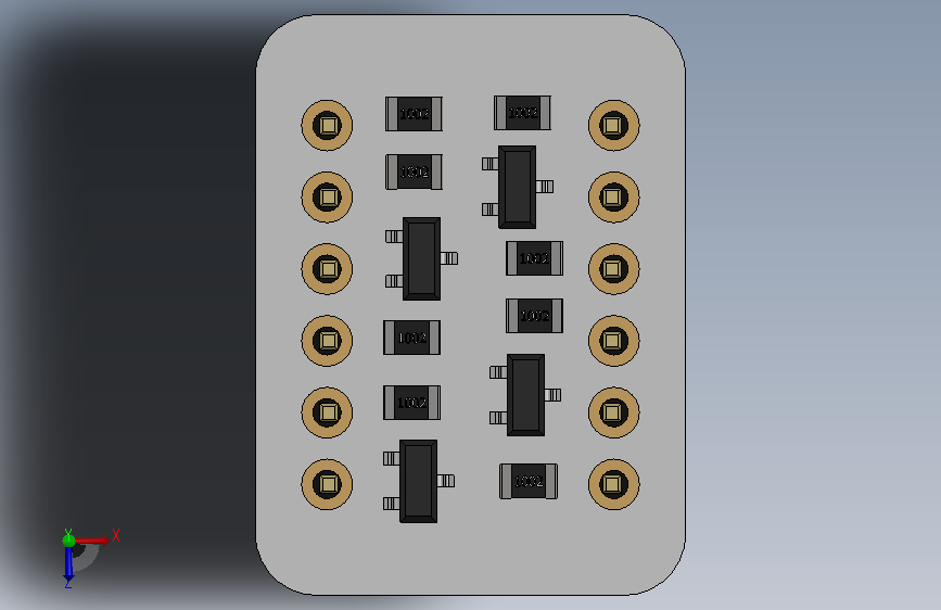 A0006552-Adafruit BSS138 双向逻辑电平转换器 俯视图