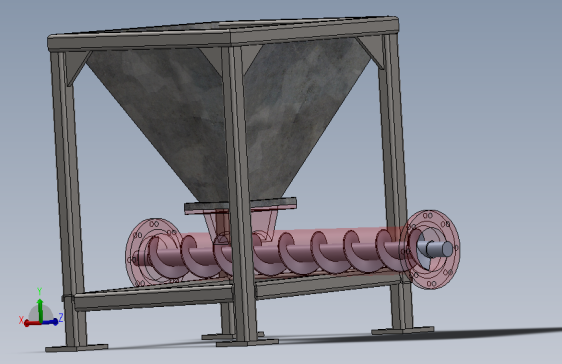 A0006590-带料斗的螺杆输送机