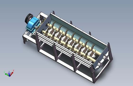 双轴螺旋式搅拌机设计【含三维solidworks模型+CAD图纸+说明书】