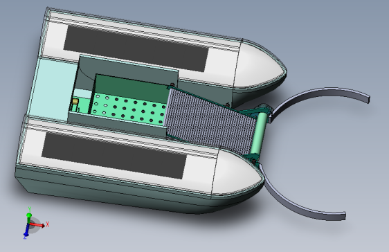 水面浮油收集车