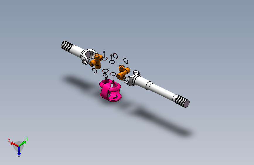 偏心双联十字轴万向节 1262081==wb15