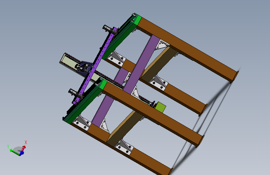 三轴吸盘式齿轮齿条驱动自动码垛机 1755015==wb220