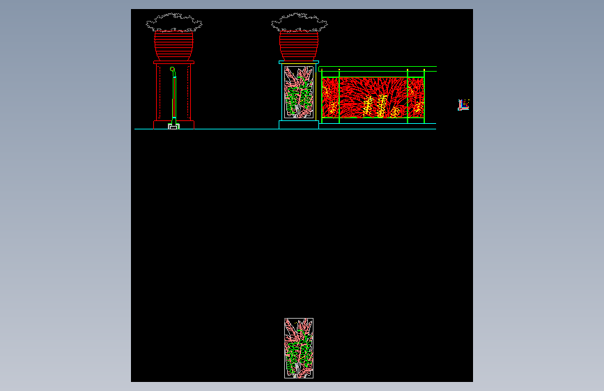 围墙栏杆 (53)施工图
