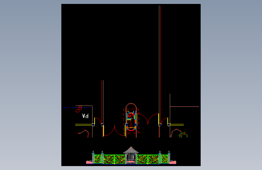 围墙栏杆 (63)施工图