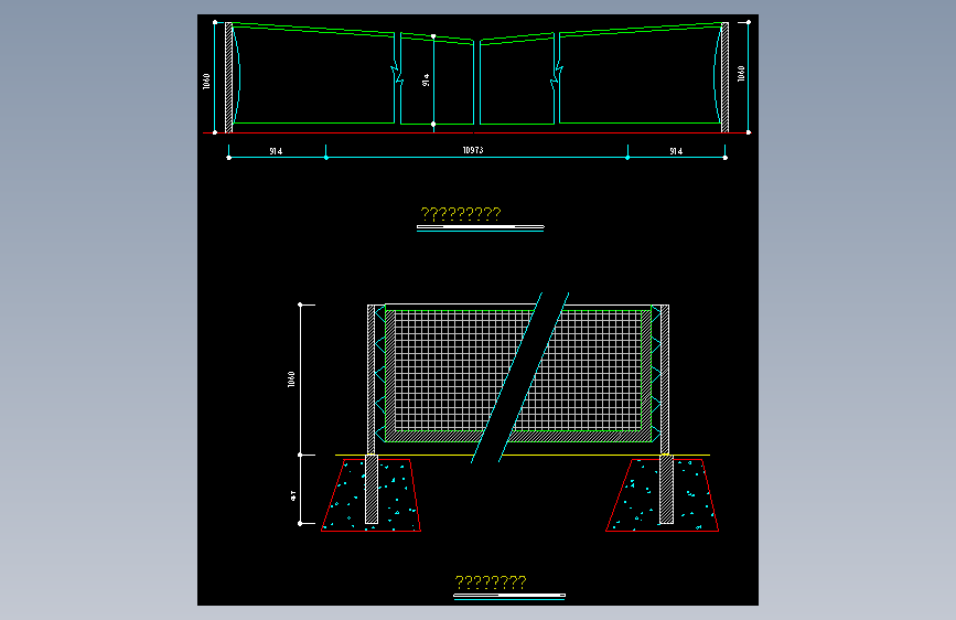 围墙栏杆 (67)施工图