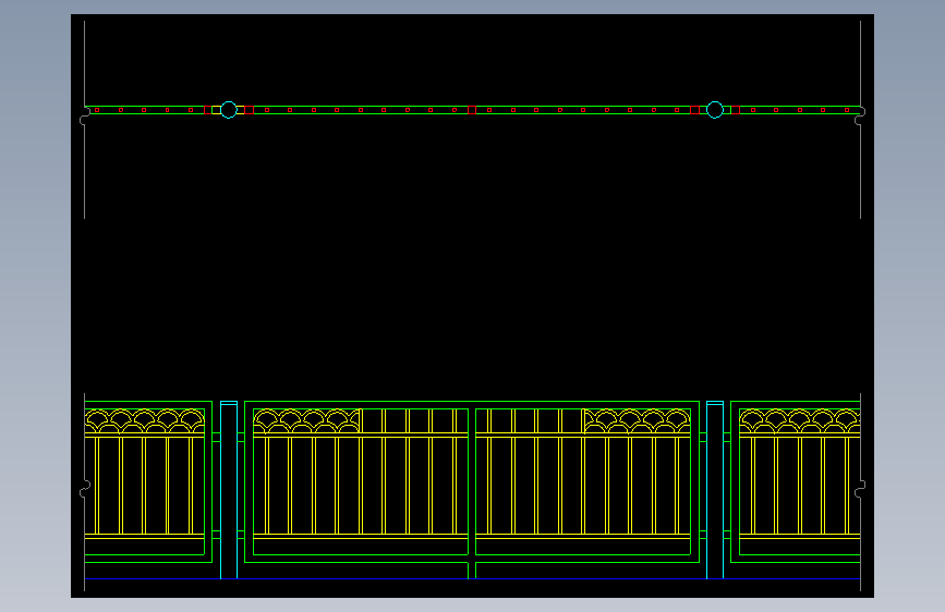 围墙栏杆 (70)施工图