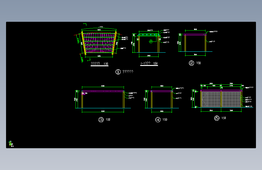 围墙栏杆 (78)施工图