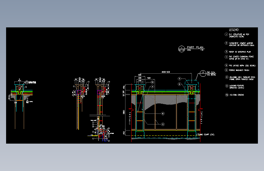 围墙栏杆 (80)施工图