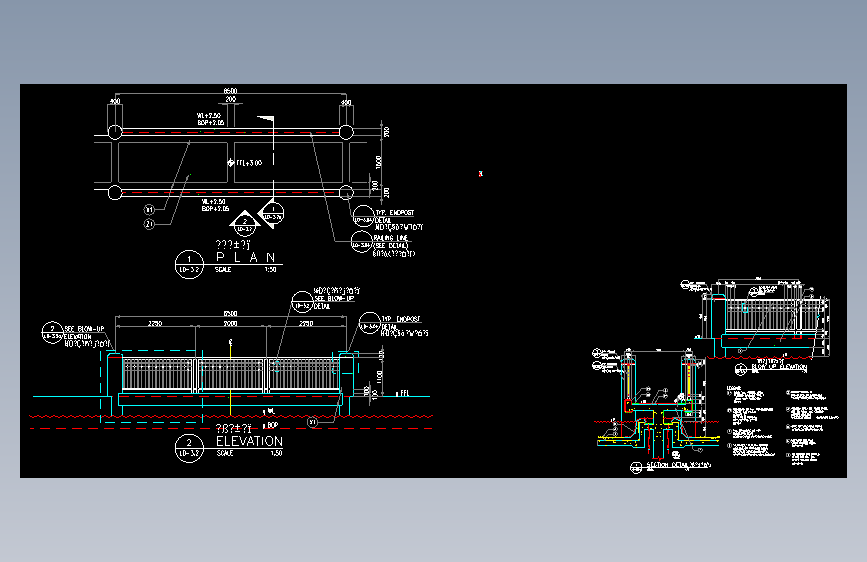 围墙栏杆 (81)施工图