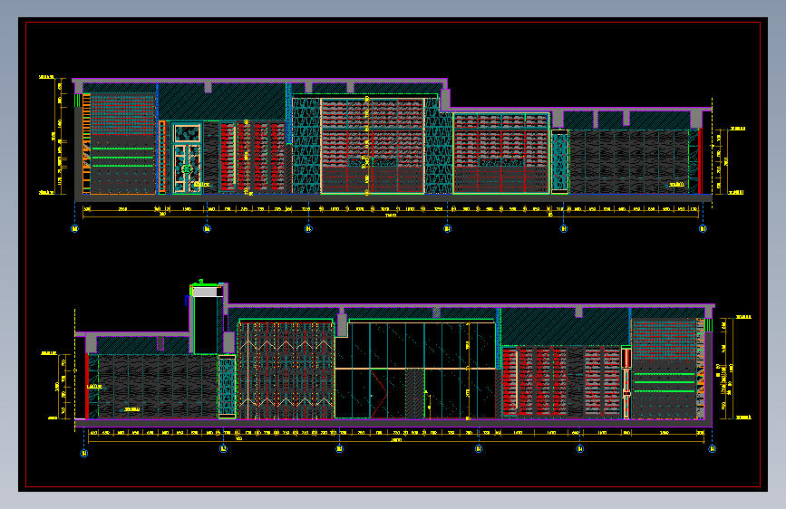 1....负一层立面图01-02(多功能活动区)施工图