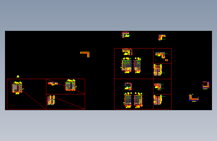 1F-D25~30  一层衣帽间一、衣帽间二大样图R2