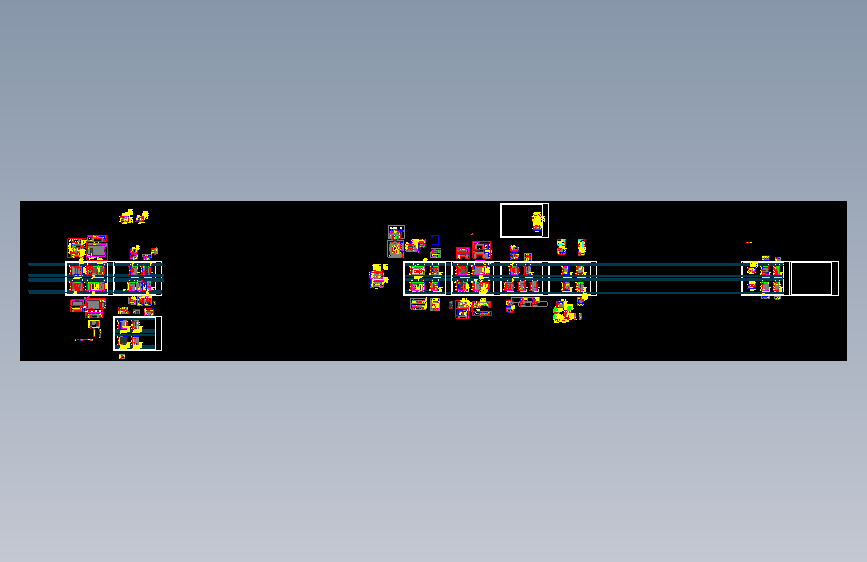 1F-E08~E22 一层睡房一、睡房二、衣帽间一、衣帽间二、浴室一、浴室二、中厨、化妆间一立面图R27