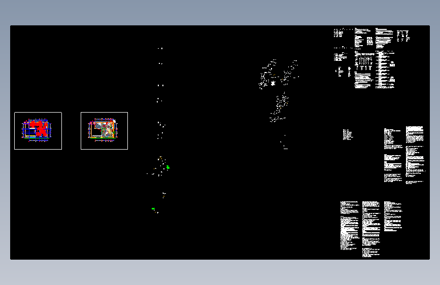 1F平面图 系统图施工图