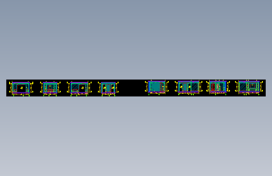 002餐厅主立面图