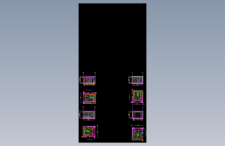 02负二层视听室立面图施工图