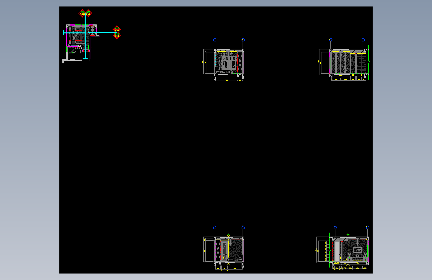 03卧室立面 A10-13施工图