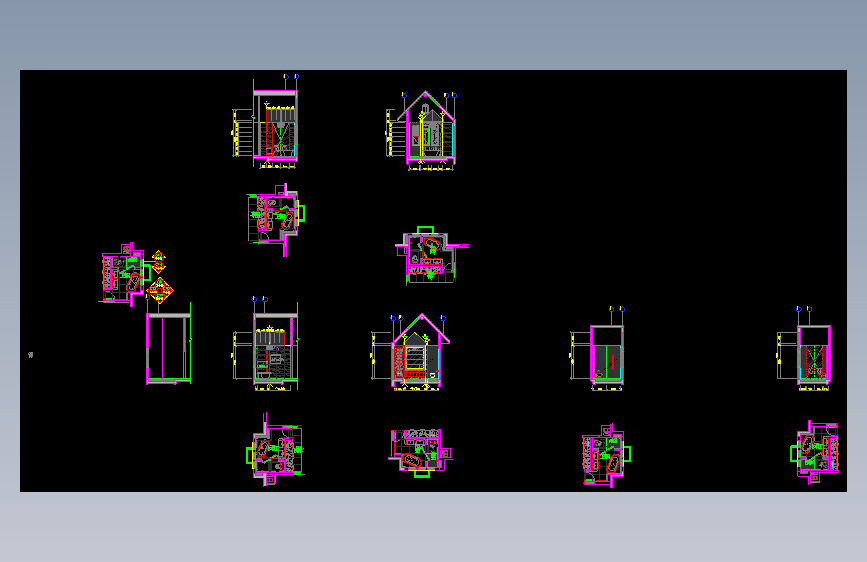 03主卫立面 C9-C14施工图