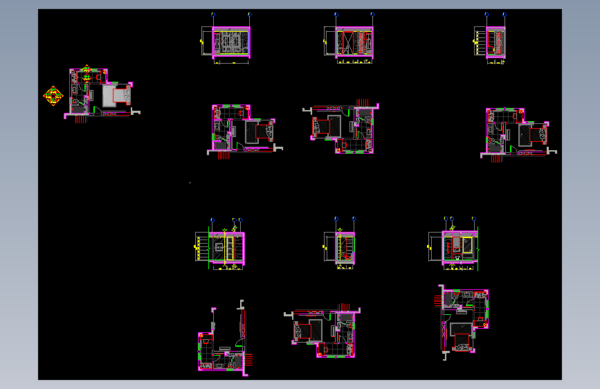 05卫生间2立面 B18-23施工图