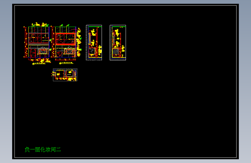 BF-D18~20  负一层浴室五、化妆间二大样图REV-01