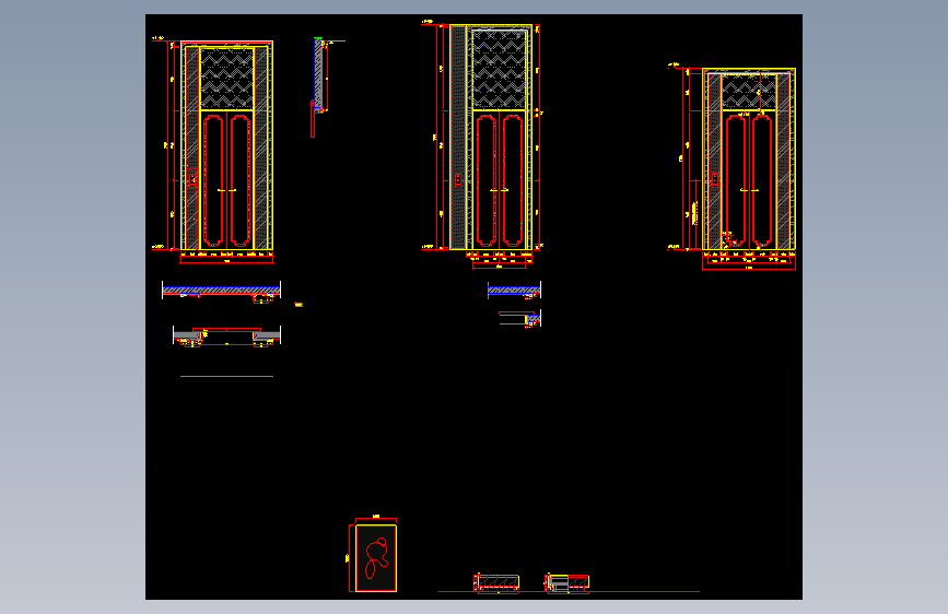 BF-D27  负一层电梯门及装饰台大样图REV-01