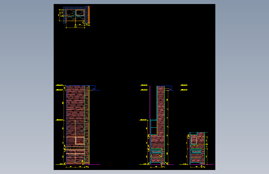 DT 1.5-1_Reception Equipment Cabinet Detail施工图