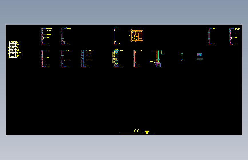 DT_2.2-2-2A Typical Wall Details施工图