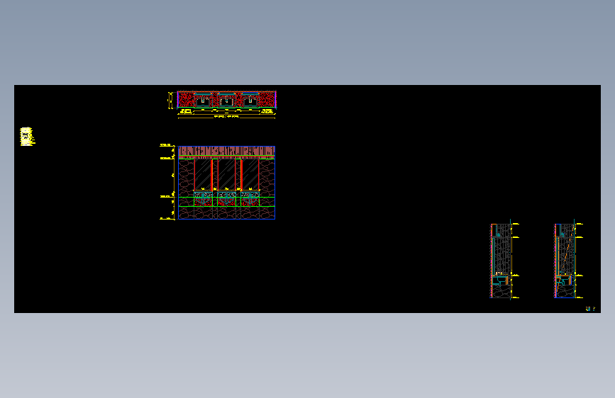 DT_3.5-1 Shower Vanity Details施工图