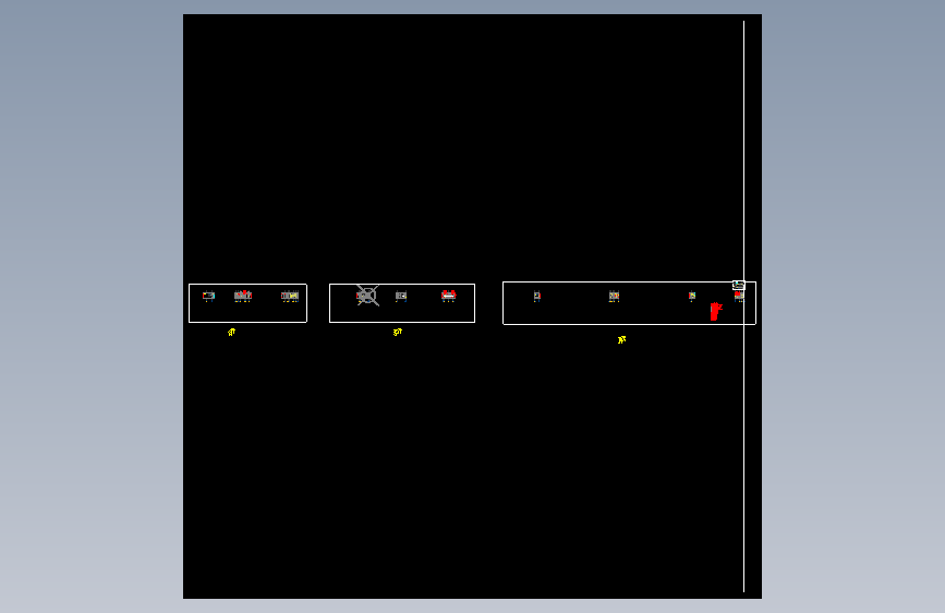 LM-01_LM-04客厅 餐厅 厨房立面图