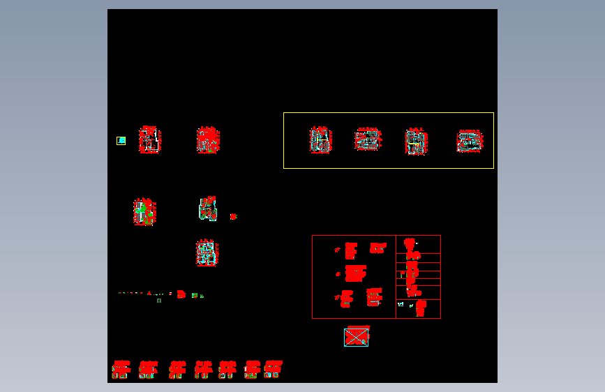中齐样板间165施工图8.12蓝图