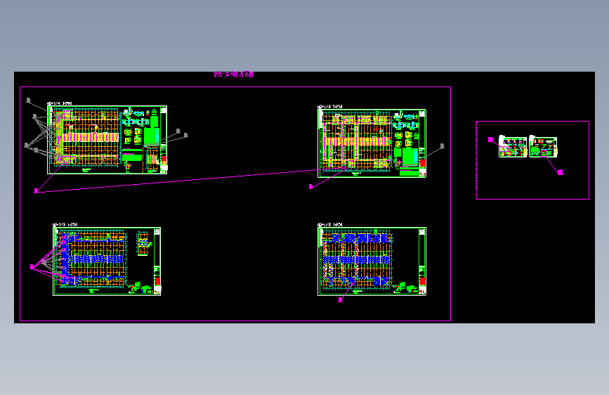 05a XMC04-3D-S-钢平台布置图（23-65轴）-26.03.24_V2.0（四反三）